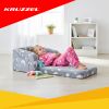 Sillón Reclinable Infantil KRUZZEL 2 en 1 – Sillón y Chaise Longue con Puf, Suave y Lavable - imagen 5