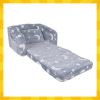 Sillón Reclinable Infantil KRUZZEL 2 en 1 – Sillón y Chaise Longue con Puf, Suave y Lavable - imagen 2