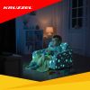 Sillón Reclinable Infantil KRUZZEL 2 en 1 – Sillón y Chaise Longue con Puf, Suave y Lavable - imagen 3
