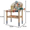 Taller Infantil de Madera 3-en-1 con Herramientas – Banco de Trabajo Educativo KRUZZEL - imagen 3