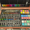 Set de Pintura Artística 130 Piezas con Maletín de Madera – Lápices, Acuarelas, Pasteles, Pinceles y Más - imagen 4