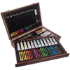 Set de Pintura Artística 130 Piezas con Maletín de Madera – Lápices, Acuarelas, Pasteles, Pinceles y Más - imagen 6