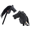 Cabeza de Caballo de Peluche | Hobby Horse Negro con Sonidos Realistas - imagen 2