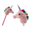 Cabeza de Unicornio de Peluche | Hobby Horse con Sonidos de Caballo - Juguete para Niñas - imagen 2