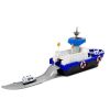 Barco de Transporte Policial con Coches, Sonidos y Luces