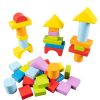 Set de Bloques de Madera Multicolor Kruzzel: 100 Piezas para Construcción Creativa