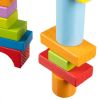 Set de Bloques de Madera Multicolor Kruzzel: 100 Piezas para Construcción Creativa