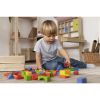 Set de Bloques de Madera Multicolor Kruzzel: 100 Piezas para Construcción Creativa