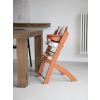 Trona Evosit terracota integrada en comedor de estilo cálido