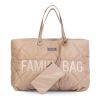 Bolso Family Bag Acolchado en Color Beige de Childhome- REBAJAS - 