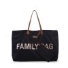 Bolso familiar Family Bag Negro Letras Doradas , Childhome