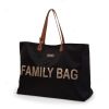 Bolso familiar Family Bag Negro Letras Doradas , Childhome