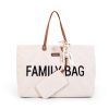 Bolso familiar Family Bag Osito Blanco Crudo , Childhome