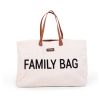 Bolso familiar Family Bag Osito Blanco Crudo , Childhome