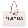 Bolso familiar Family Bag Osito Blanco Crudo , Childhome