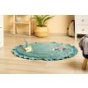 Alfombra de Juegos Aterciopelada con Volantes Sensillo - Verde Esmeralda - imagen 5