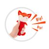 Sonajero con Chirriador de Peluche en Forma de Zorro BabyOno - Diversión y Estimulación Sensorial - imagen 3