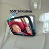Espejo Retrovisor para Coche Akuku con Visión de 360° – Observa a tu Bebé de Forma Segura