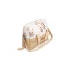 Bolso para Cochecito de Cuero Ecológico Beige con Conejitos - imagen 3