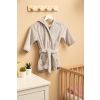 Albornoz Infantil Suave con Orejas de Oso Teddy - Gris - Para Niños de 1 a 2 Años - imagen 4