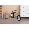 Bicicleta de equilibrio Inter con diseño pastel, altura ajustable, ruedas grandes y sillín de eco-cuero. Ideal para niños de 3 a 6 años.