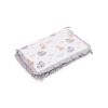 Protector de Cuna Reversible de Muselina 180x40 cm – 3 Paneles con Lazos – Teddy Grey - imagen 5