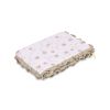 Protector de Cuna Reversible de Muselina 180x40 cm – 3 Paneles con Lazos – Dandelions Beige - imagen 5