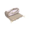 Protector de Cuna Reversible de Muselina 180x40 cm – 3 Paneles con Lazos – Dandelions Beige - imagen 6