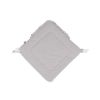 Saco Arrullo para Bebé de Muselina 75x75 cm – Doble Cara con Relleno Hipoalergénico – Teddy Grey