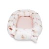 Nido para Bebé de Muselina Rosa Ballerinas 80x45 cm con Almohada – Seguro y Reversible