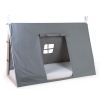 Funda antracita para Cama Tipi 90 x 200 cm 