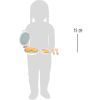 dimensiones Gofrera cocina infantil - Juguete de madera