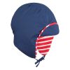 Gorro azul Impermeable y Polar para Bebés y Niños