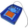 Juego de Guitarra eléctrica + Amplificador + micrófono con Soporte Azul para niños a Pilas