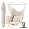 Hamaca - Silla Colgante - Hamaca Brasileña Beige + 2 cojines - imagen 7
