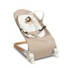 Hamaca Pine de Caretero en beige, ideal para que los bebés descansen cómodamente y se relajen.