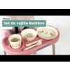 Set de Vajilla de bamboo || Kikkaboo