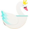 Hucha de madera Cisne