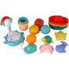 Set de Baño de Animales Marinos de Goma 17 Piezas