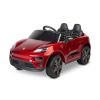 Coche eléctrico infantil Porsche Macan rojo Toyz con licencia oficial, vista frontal
