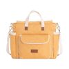 Bolso Maternal Pack Soft Winter Ocre 16x43x37 Cm - Cambrass