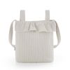 Bolso maternal Bohem Sira Cambrass beige, vista frontal