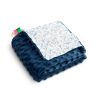 Manta Ligera Minky Sensillo 75x100 cm Palms Vibrant Navy