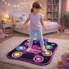 Alfombra de baile interactiva Bluetooth con luces LED y música