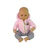 Muñeca Bobas Lean Toys, detalle chupete y pañales accesorios incluidos