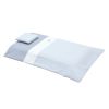 Jgo 2 Pcs.f.nordica Cuna 70 Vichy10 Celeste 110x170x3 Cm - Cambrass - imagen 2