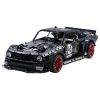 Lean Toys Mustang Hoonicorn V2 montado 55 cm, detalle silueta widebody y funciones móviles