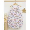 Cotton Sleeping Bag For Children, Size M, 3-12 Months, Tog 2.5, All-season - Rainbow