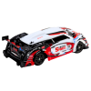 Coche de Carreras RC 1:16 con Ruedas Intercambiables Blanco y Rojo