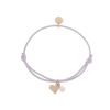 Llamador de Ángeles Proudmama Pulsera Mea Corazón Rosa y Morado